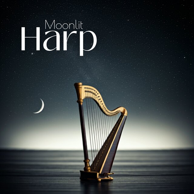 Moonlit Harp: Lullabies for a Restful Night Under the Moon