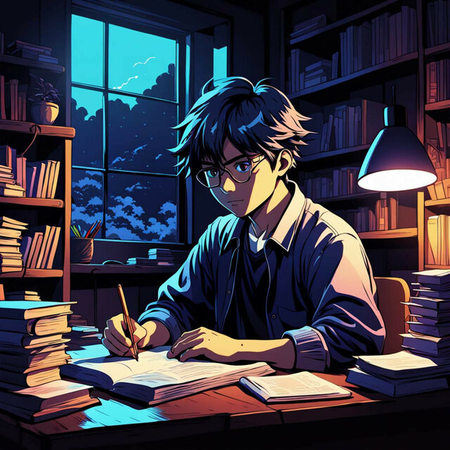 Scribbles & Soundwaves: A Lo-Fi Study Journey