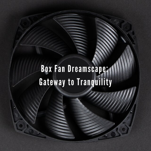 Box Fan Dreamscape: Gateway to Tranquility
