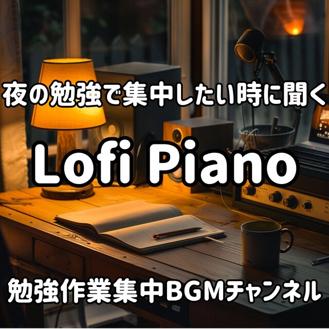 夜の勉強で集中したい時に聞くLofi Piano