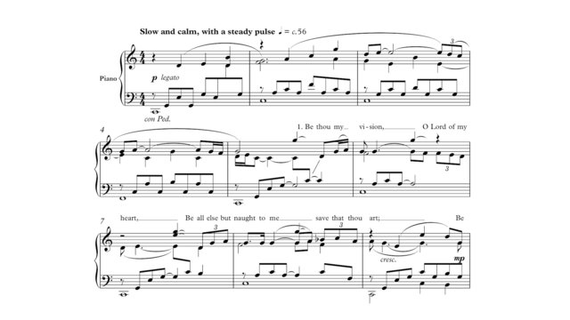 Rutter: Be thou my vision (Solo Piano Sheet Music)