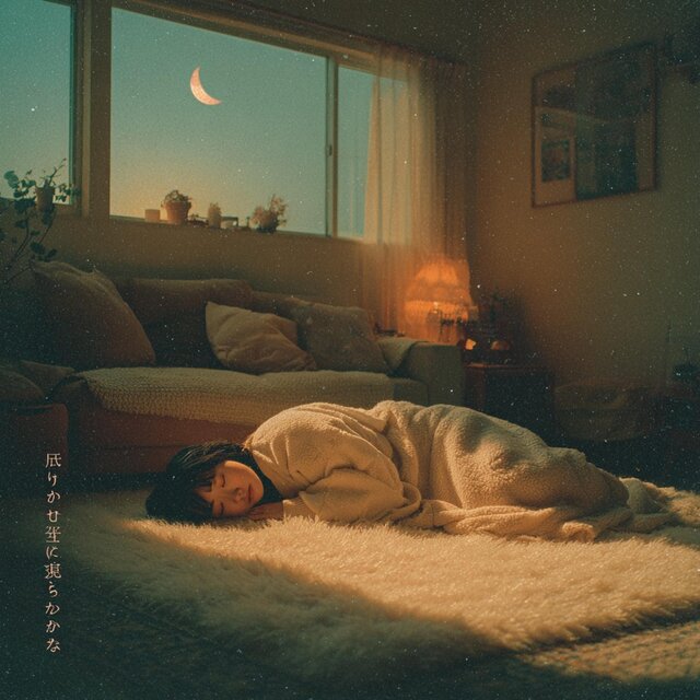 ラグの上でごろ寝する癒しの睡眠音楽