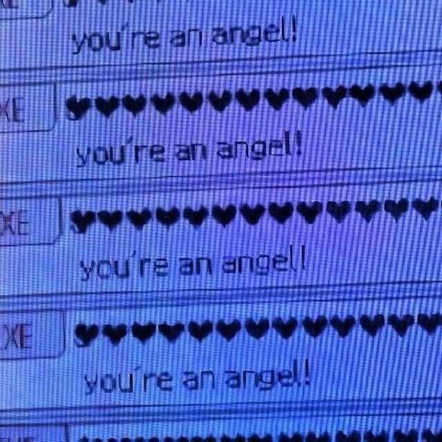 you're an angel!