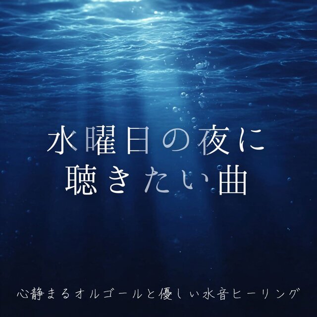 Songs to listen to on Wednesday night ~ Calming music box and gentle water sound healing ~