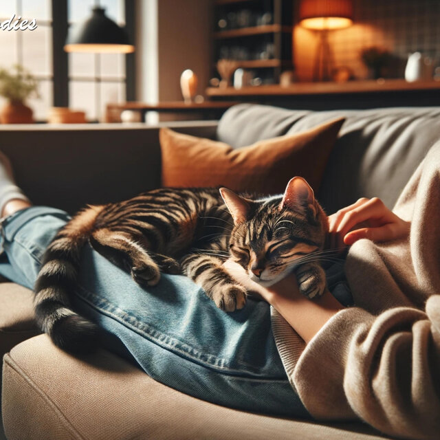 Chill with a cat
