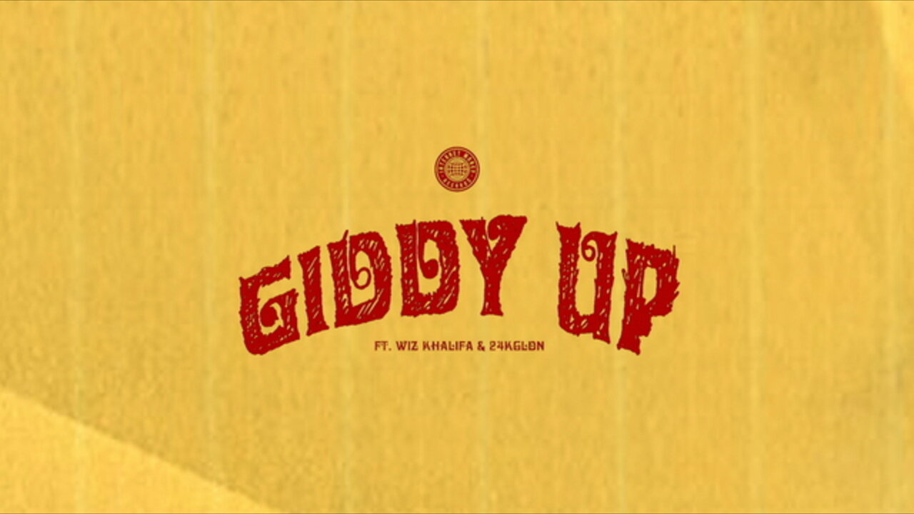 Giddy Up (feat. Wiz Khalifa & 24kGoldn) [Lyric Video]