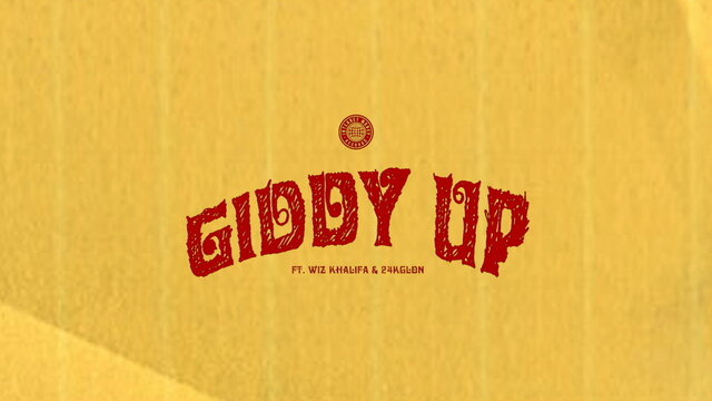 Giddy Up (feat. Wiz Khalifa & 24kGoldn) [Lyric Video]