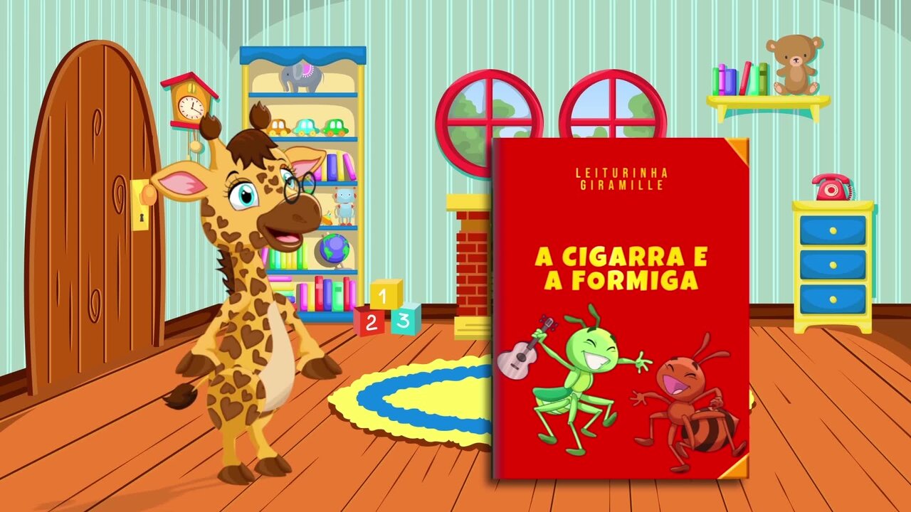 A Cigarra e a Formiga - Leiturinha da Giramille