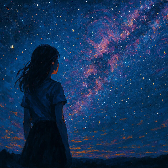Mystic Garden Under the Cosmos