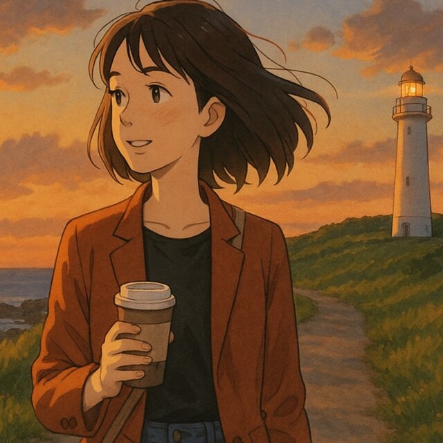 Nyudozaki in Tidal Light (5) [Lo -Fi Hip Hop: Bittersweet Summer in Akita - A Nostalgic Sketch of Memories]