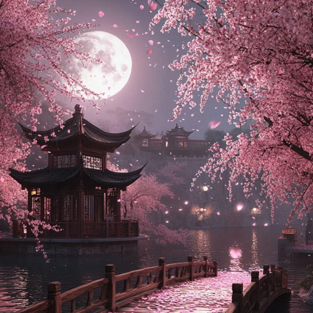 秋花离月夜