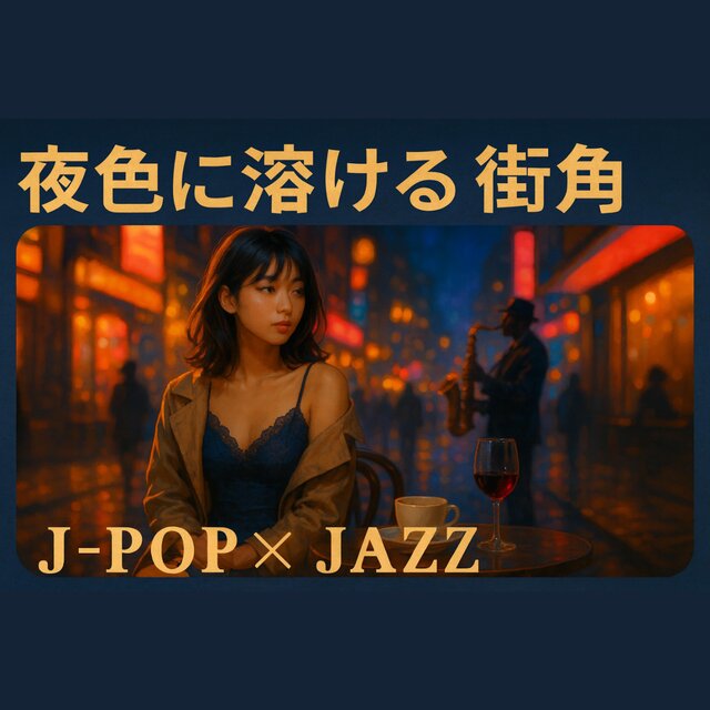 夜色に溶ける街角