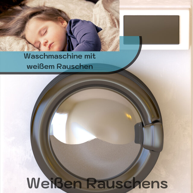 Waschmaschine mit weißem Rauschen