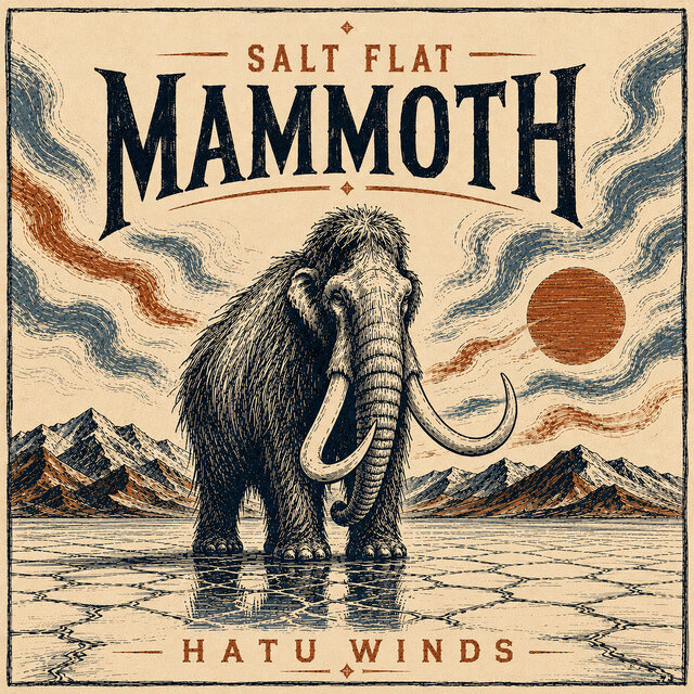 Cover art for album Hatu Winds by Salt Flat Mammoth
