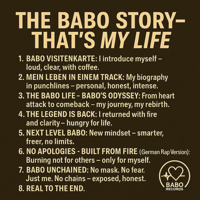 The Babo Story (That's my life)