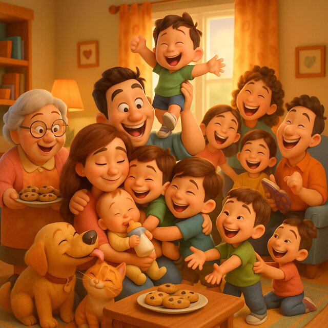 Ma Famille et Moi – Chansons Douces pour les Petits