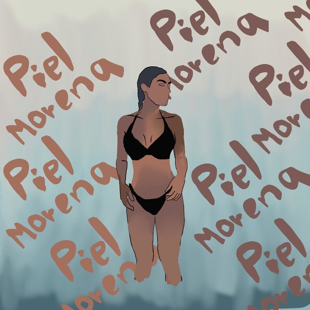 Piel morena