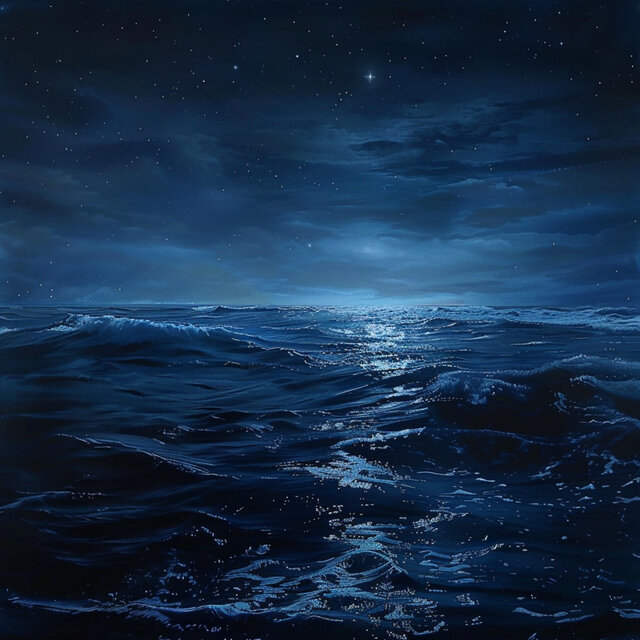 Nighttime Ocean: Binaural Beats for Deep Sleep