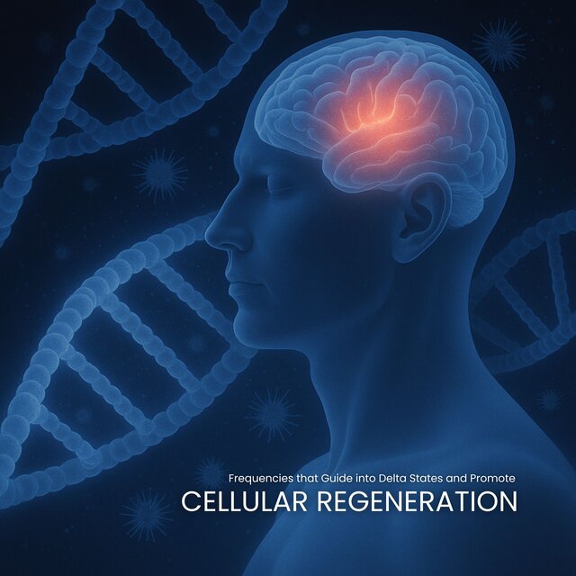 Frequencies that Guide into Delta States and Promote Cellular Regeneration