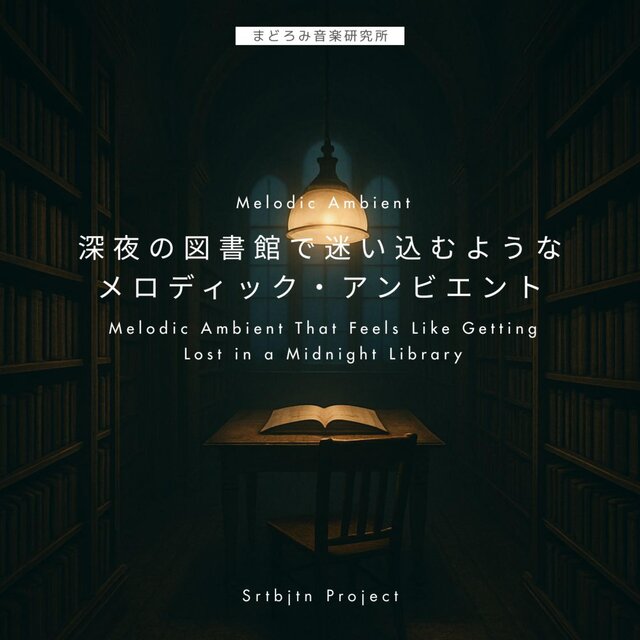 深夜の図書館で迷い込むようなメロディック・アンビエント Melodic Ambient That Feels Like Getting Lost in a Midnight Library