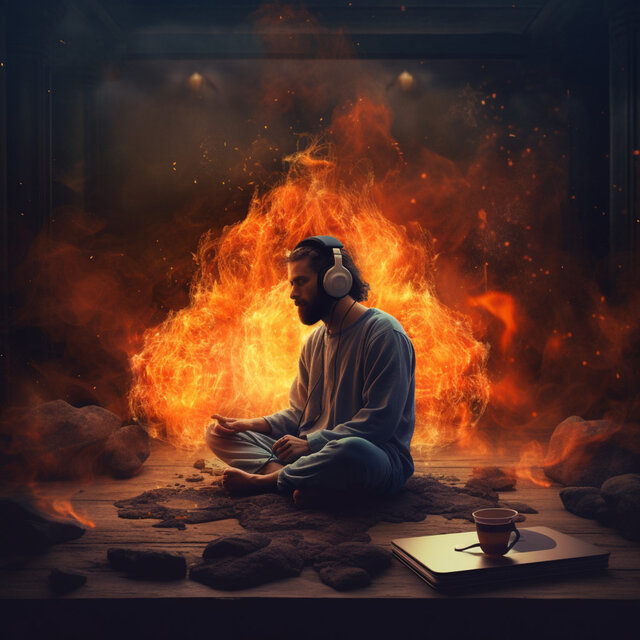 Fire Contemplation: Binaural Meditation Chords