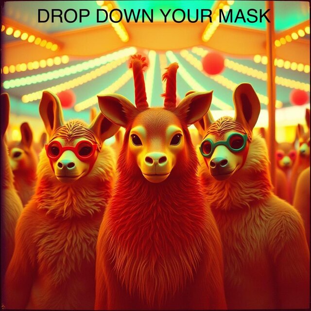 Drop down your mask