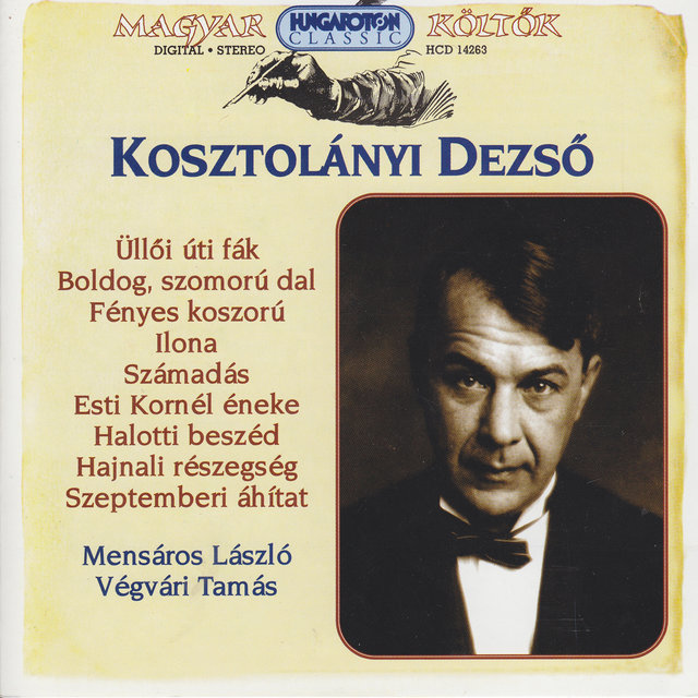 Magyar költők - Kosztolányi Dezső