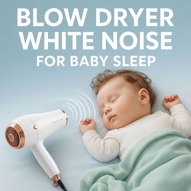 Endless Hair Dryer Sleep Noise – Baby Calm & Study Loop (2 Hour)