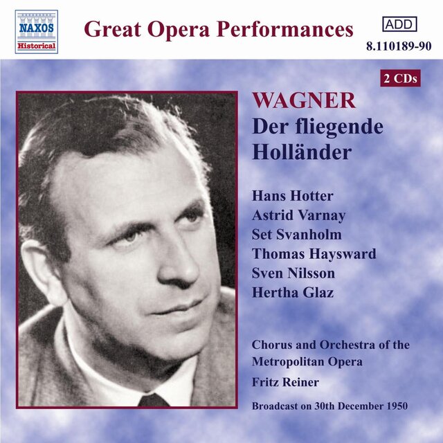 Cover art for album Wagner, R.: Fliegende Holländer (Der) (Hotter, Varnay) (1950) by Fritz Reiner