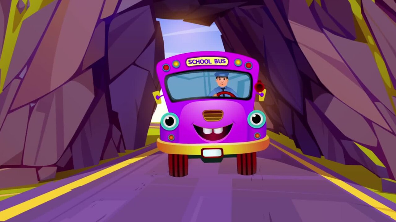 Wheels On The Bus  | Top  English Nursery Rhymes | Kids Song 