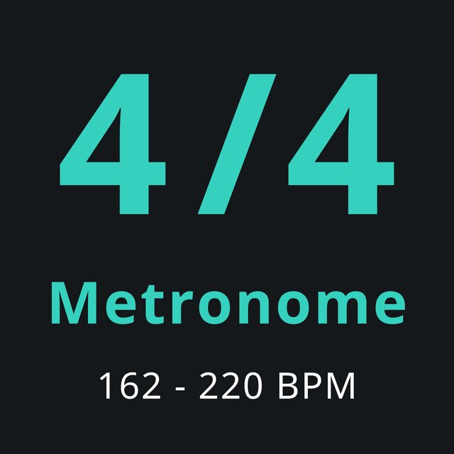 4/4 Metronome (162-220 BPM)