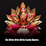 Om Shrim Hrim Shrim Kamle Mantra