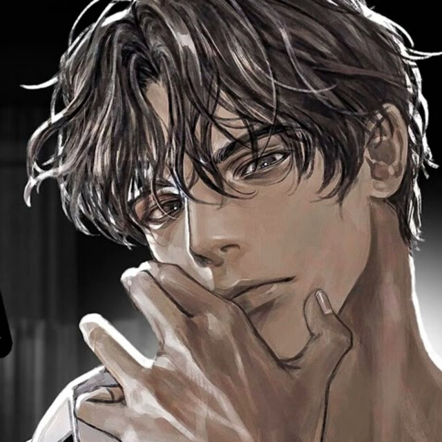 Playing with your Grumpy Boyfriend's hair until he falls asleep...