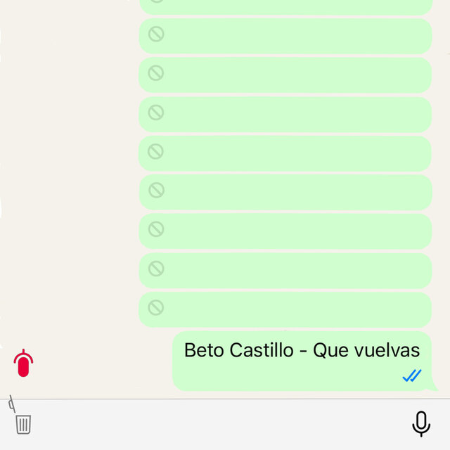 Que vuelvas