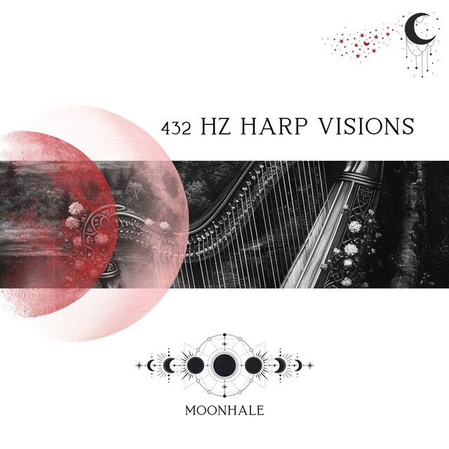 432 Hz Harp Visions: Serene Explorations