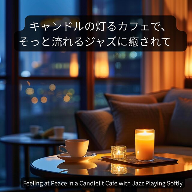キャンドルの灯るカフェで、そっと流れるジャズに癒されて 　Feeling at Peace in a Candlelit Cafe with Jazz Playing Softly