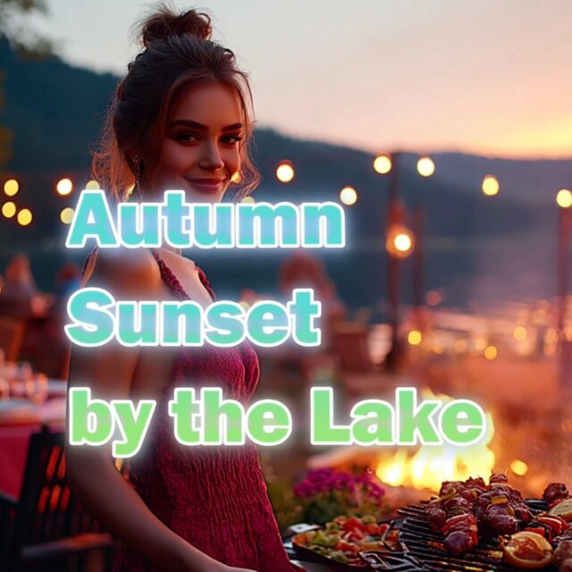 Autumn Sunset by the Lake