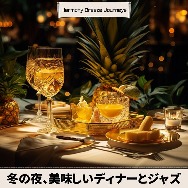 冬の夜、美味しいディナーとジャズ