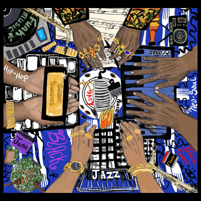 Cover art for album Whatchu Bringing? by Dinner Party, Terrace Martin, Robert Glasper