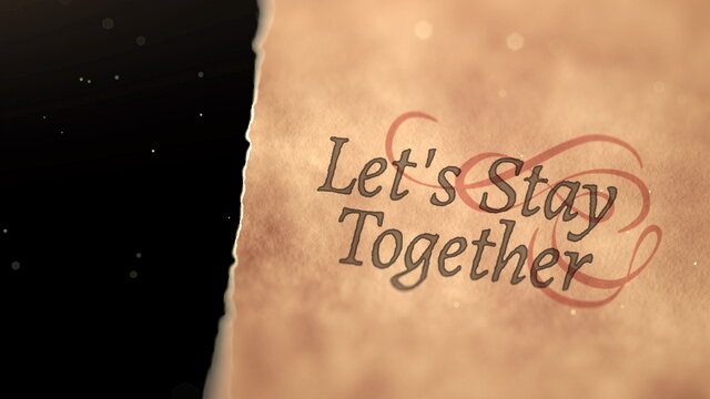 Let's Stay Together (Lyric Video)