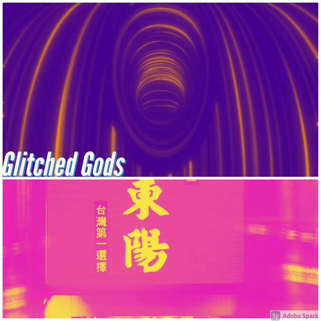 Glitched Gods of Chrome and LEDs