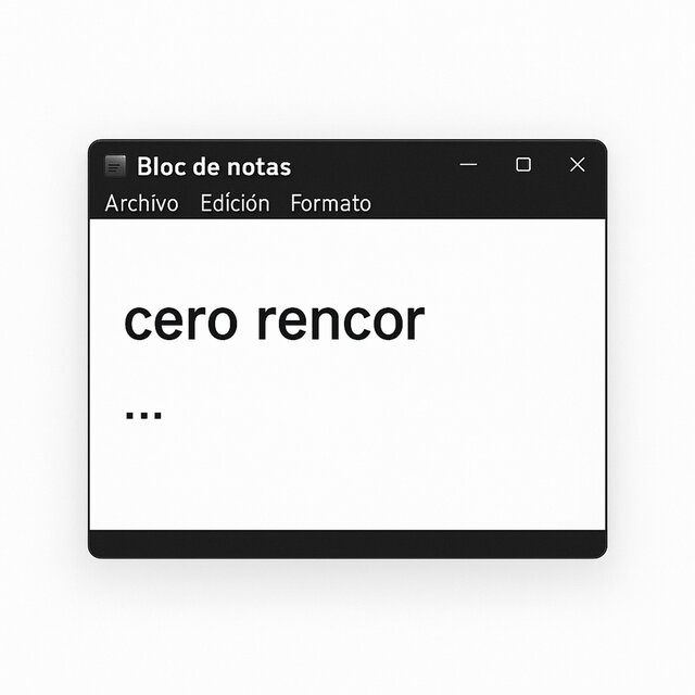cero rencor