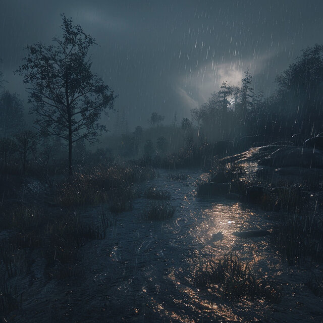Rain Chill Atmosphere: Tranquil Thunder Moments