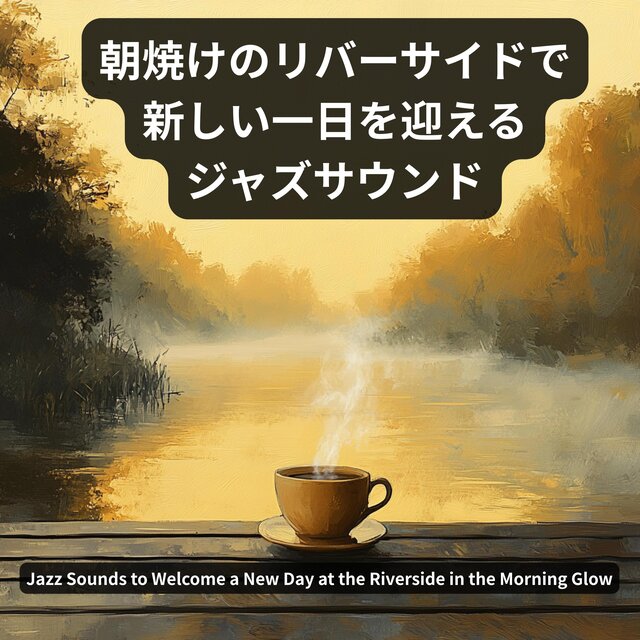 朝焼けのリバーサイドで新しい一日を迎えるジャズサウンドJazz Sounds to Welcome a New Day at the Riverside in the Morning Glow