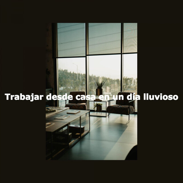 Trabajar desde casa en un día lluvioso