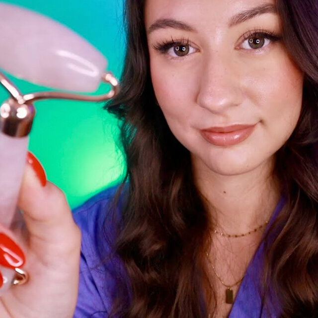 ASMR Relaxing Bespoke Facial & Face Massage Roleplay (Soft Spoken And Layered Sounds)