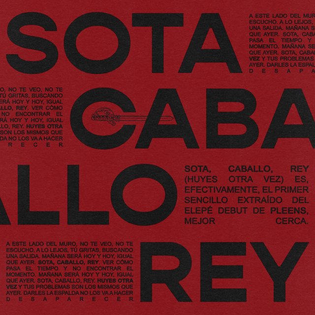 Sota, caballo, rey (huyes otra vez)