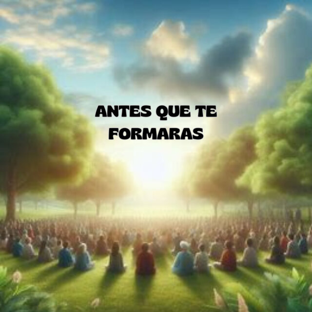 Antes que te formaras