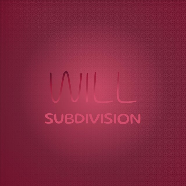 Will Subdivision