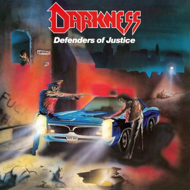 Cover art for album Defenders of Justice (2018 Remaster) by Darkness